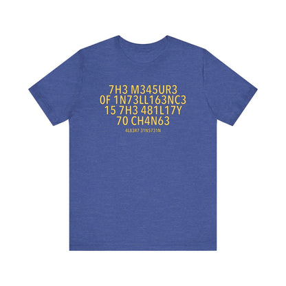 The Measure Of Intelligence Men's Tee - Wicked Tees