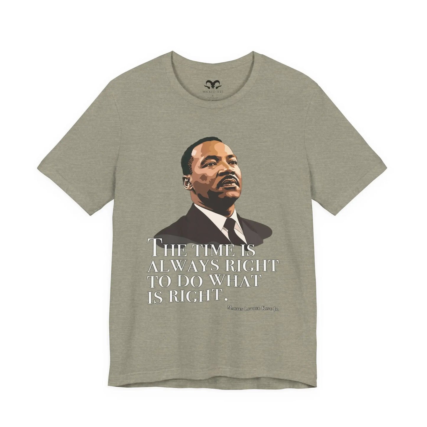 The Time Is Always Right Men's Tee - Wicked Tees