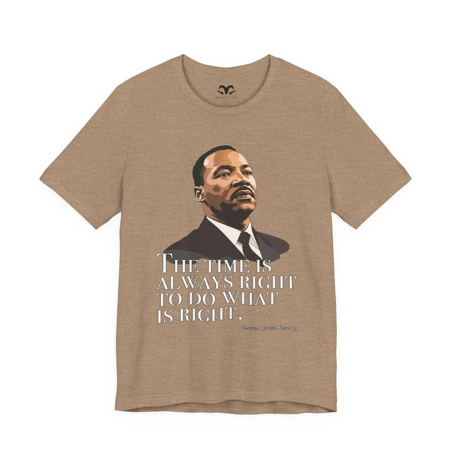 The Time Is Always Right Men's Tee - Wicked Tees