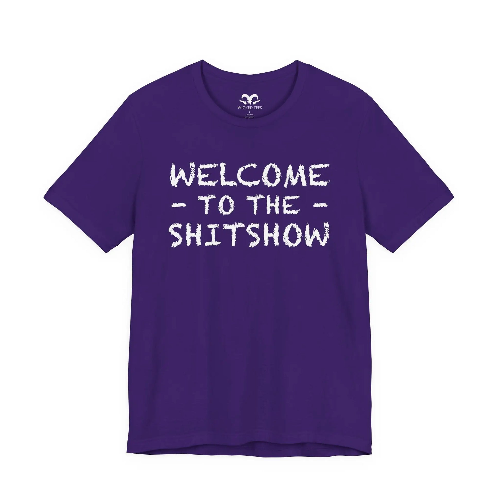 Welcome To The Shitshow Men's Short Sleeve Tee - Wicked Tees