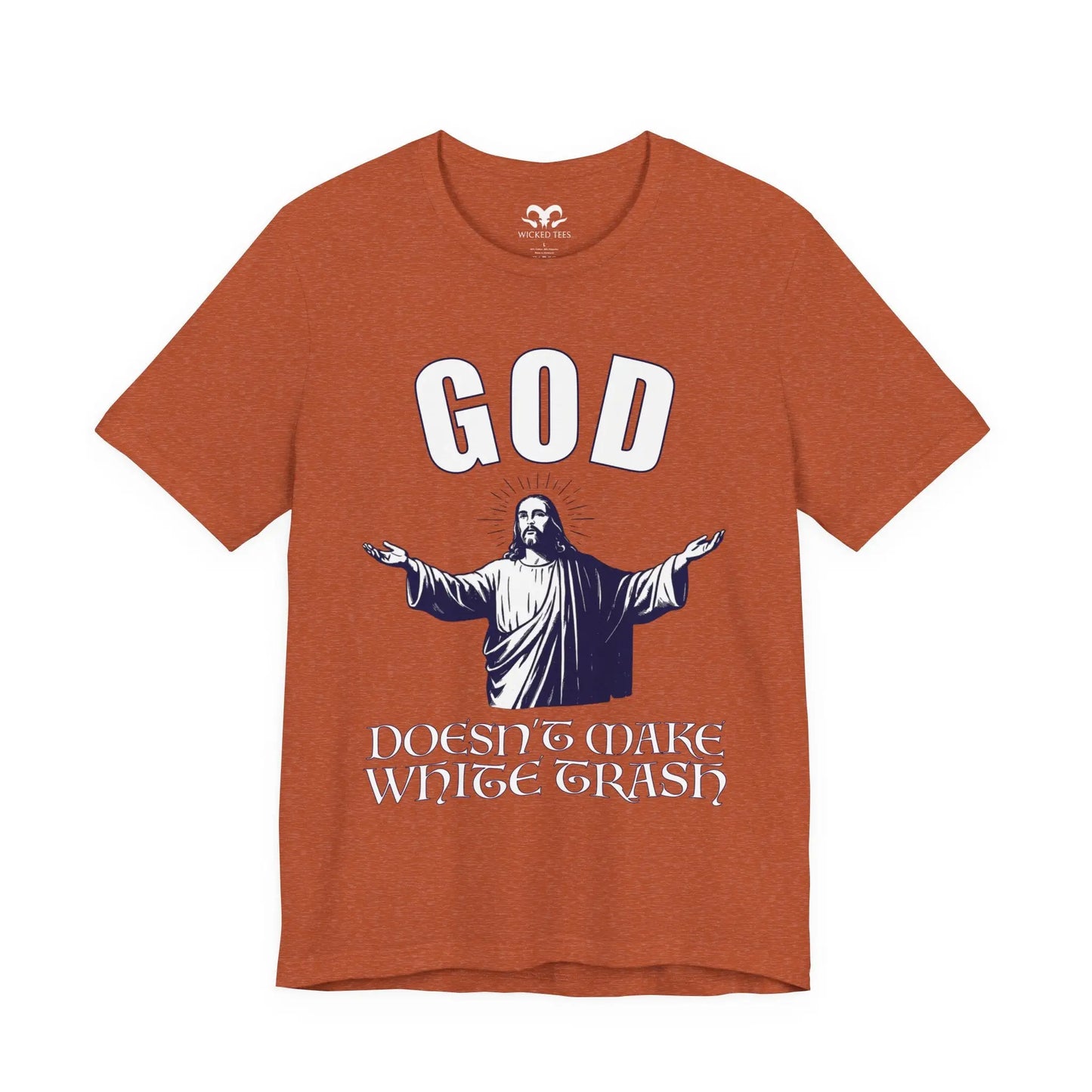 White Trash Men's Short Sleeve Tee - Wicked Tees