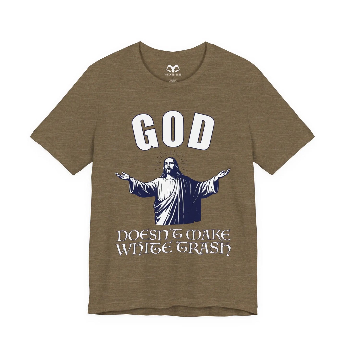 White Trash Men's Short Sleeve Tee - Wicked Tees