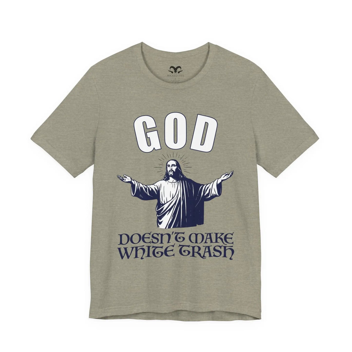 White Trash Men's Short Sleeve Tee - Wicked Tees