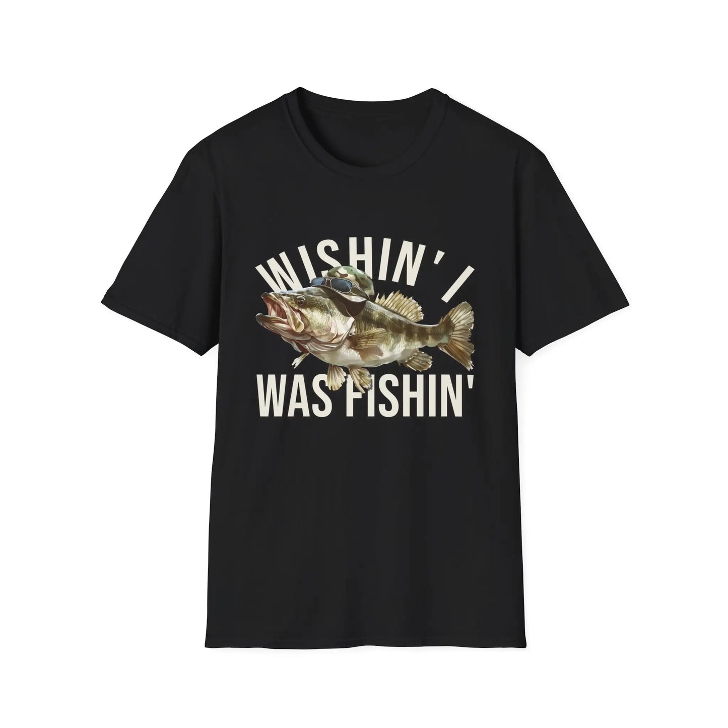 Wishin' I Was Fishin' Women's T-Shirt - Wicked Tees