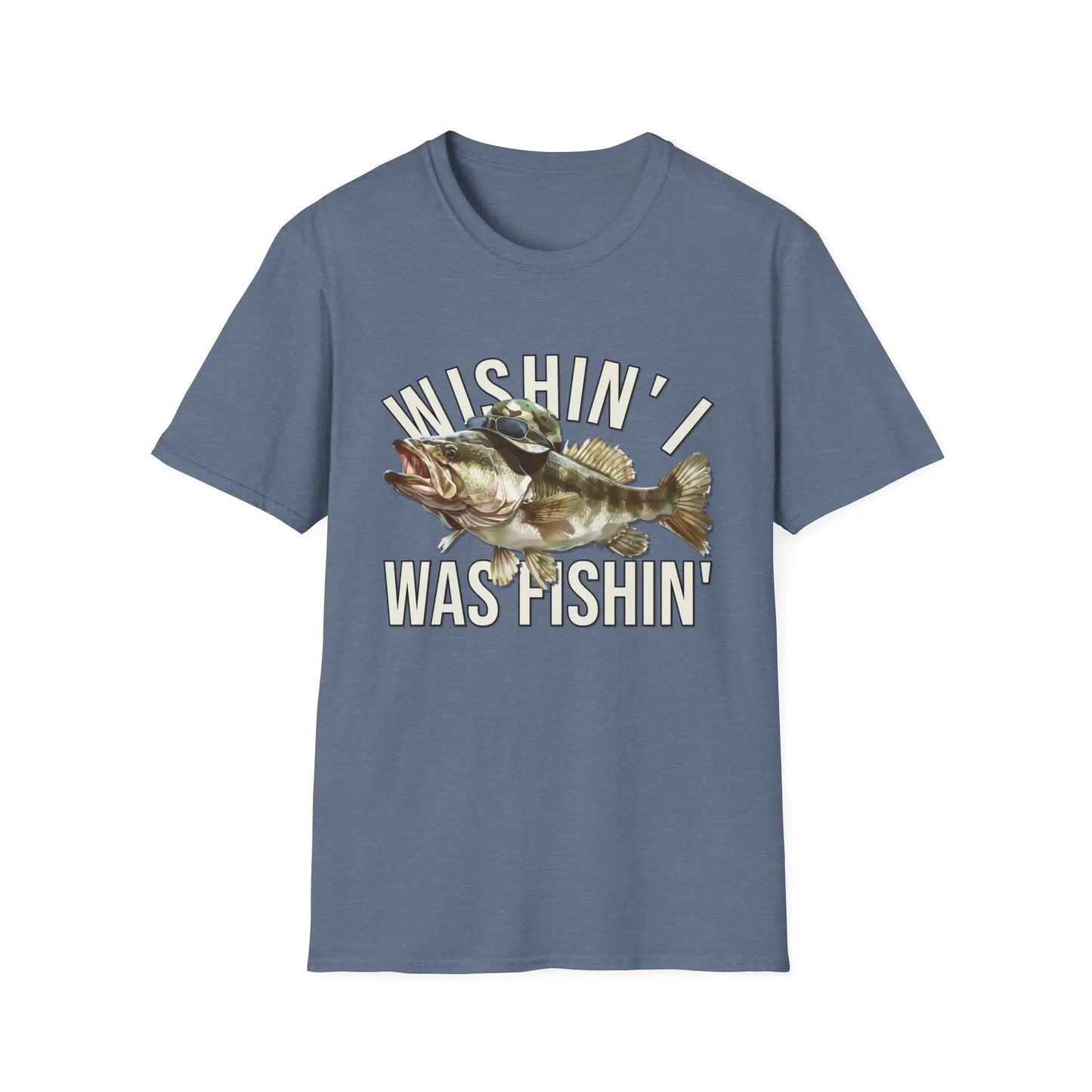 Wishin' I Was Fishin' Women's T-Shirt - Wicked Tees