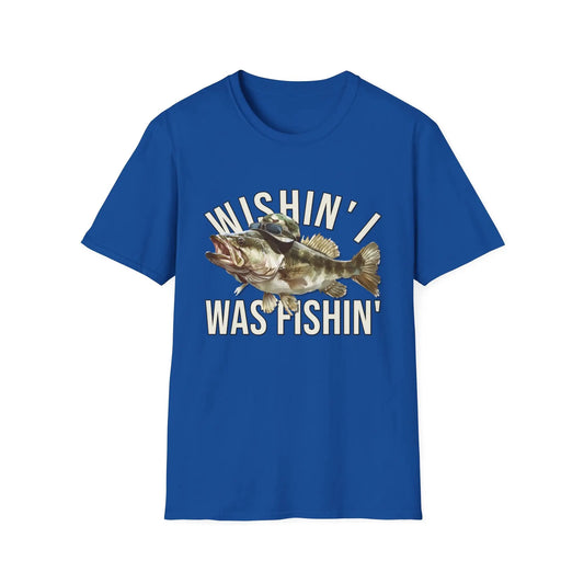 Wishin' I Was Fishin' Women's T-Shirt - Wicked Tees