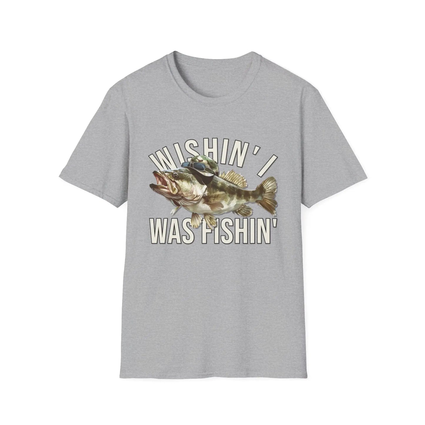 Wishin' I Was Fishin' Women's T-Shirt - Wicked Tees